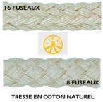TRESSE EN COTON NATUREL